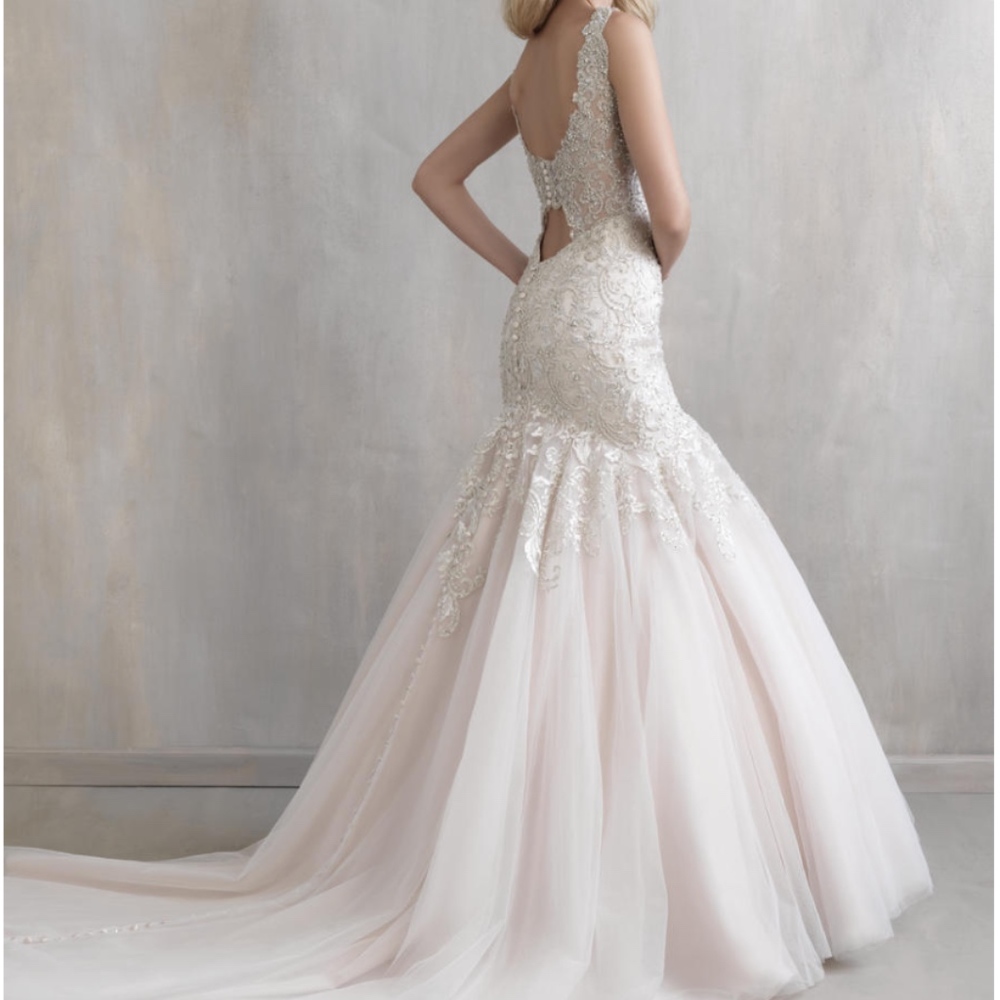 Madison James by Allure Beaded Wedding Gown MJ207 - Picture 3 of 7